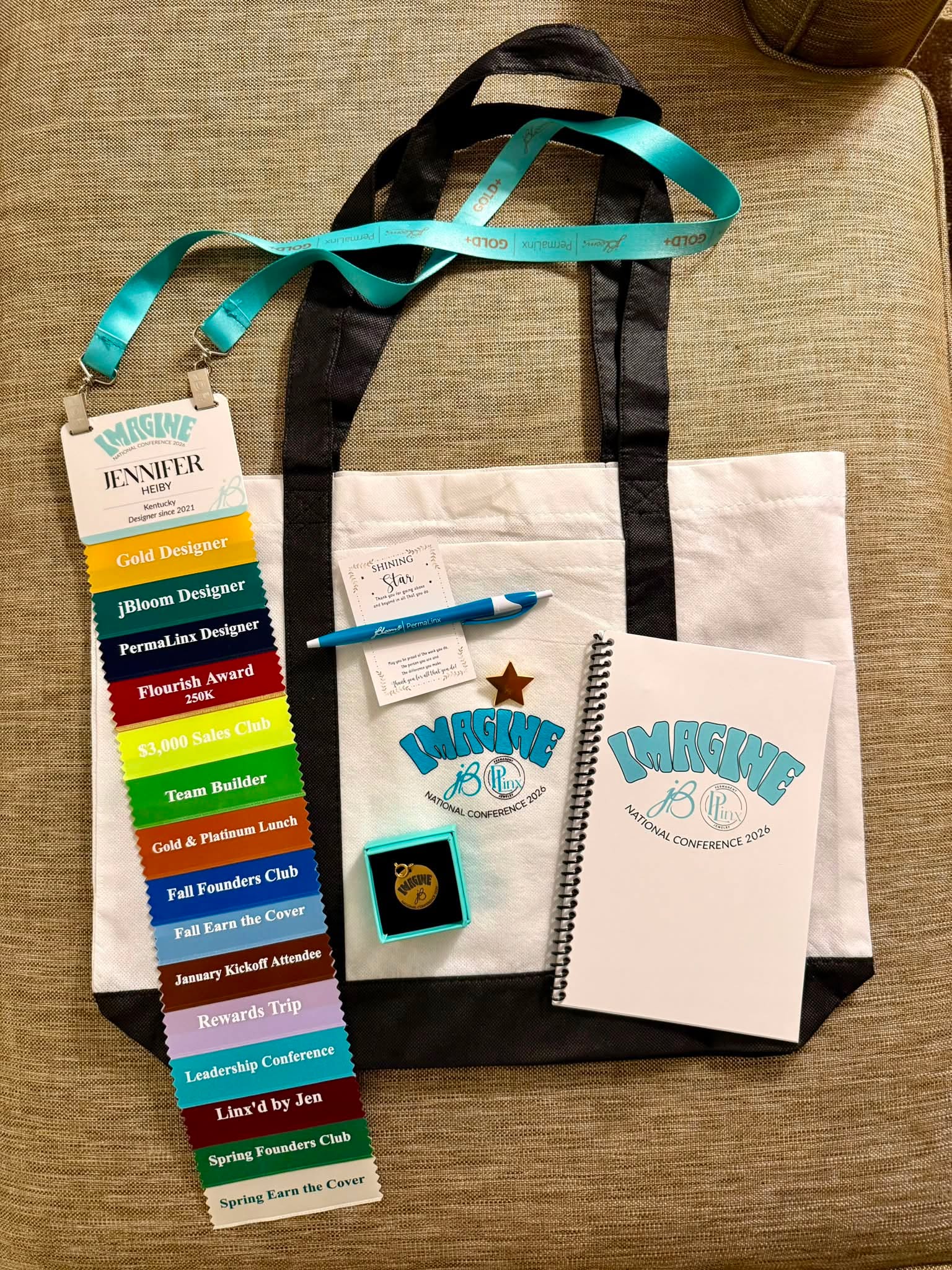 🌸 All checked in to jBloom’s National Conference! Ready to IMAGINE my business in a whole NEW light.

🪴Ready to have my cup filled, relationships grown stronger, fun girl time and of course NEW jewelry!!!